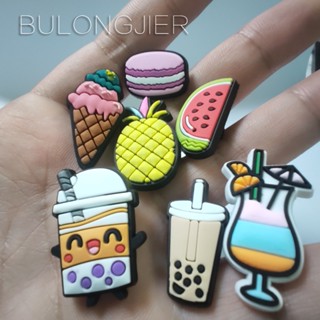 Croc Jibz Pins ไอศกรีม หลากสีสัน สําหรับรองเท้า DIY