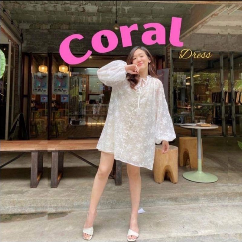 Coral Dress จากร้าน 93favorsofficial