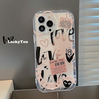 Fe4 เคสโทรศัพท์มือถือนิ่ม ลายกราฟฟิตี้เด็กผู้หญิง สําหรับ iPhone 14pro 12 11 13pro max 14 xr