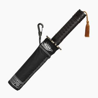 Folding Man Automatic Umbrella Rain Women Japanese Samurai Sword Knife Umbrella Windproof Creative Female Male Car Large