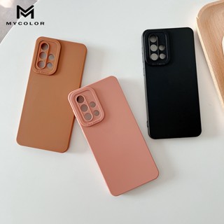 ซิลิโคนนุ่มเคส กล้องป้องกันดวงตาแองเจิลขอบเหลี่ยมกันกระแทก Samsung ss Galaxy A54 A34 A24 A13 A71 A51 A31 A04 A04s A10s A20s 4G 5G 2023