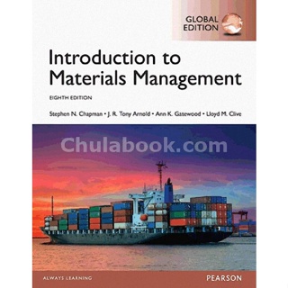 Chulabook|SALE|9781292162355|หนังสือ INTRODUCTION TO MATERIALS MANAGEMENT (GLOBAL EDITION)