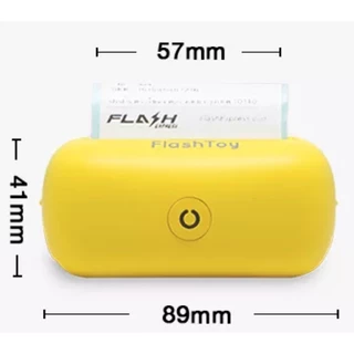 Flash Express (แฟลชเอ็กซ์เพรส) Flash Toy Mini เครื่องพิมพ์ความร้อน【ฟรีกระดาษอีก 6 ม้วน บรรจุถุง PP】