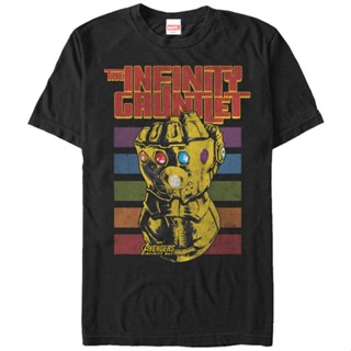 Retro Infinity Gauntlet Marvel Comics T-Shirt เสื้อยืดเท่ เสื้อแฟชั่นผญ