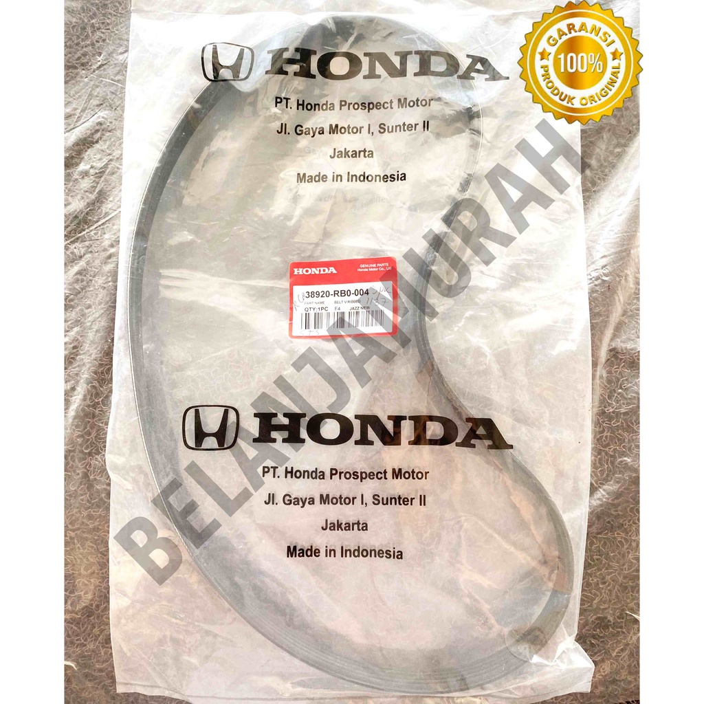 สายพานพัดลม / สายพานพัดลม Honda Jazz RS, City, Freed 5pk1137 38920-RB0-004