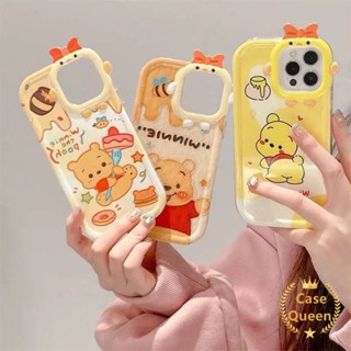 เคสโทรศัพท์มือถือ TPU แบบนิ่ม ลายการ์ตูนหมีพูห์ ไอศกรีม 3 มิติ สําหรับ Redmi 9T 10C 10A 9A POCO M3 9C NFC