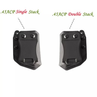 กระเป๋าใส่แบตเตอรี่ 45acp แบบคู่ ซ้าย ขวา สําหรับ Glock 21 29 36 ppq.45 Echo Carrier iwb owb