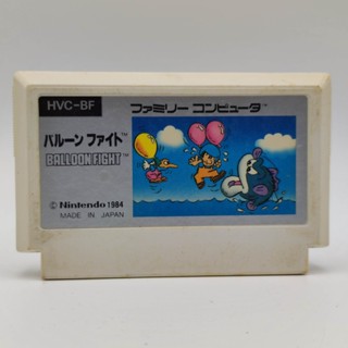 BALLOON FIGHT เล่นได้ ตลับแท้ Famicom FC