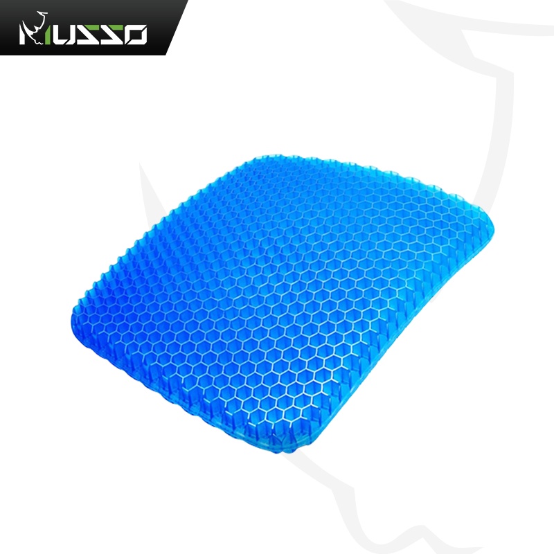 Musso ซิลิโคนน้ำแข็งเจลเบาะรองนั่ง ไข่ Sitter 3D Cooling Grid รังผึ้ง Sitter Back Support Cushion