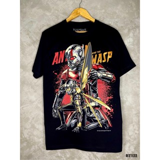 Antmanเสื้อยืดสีดำสกรีนลายBT122