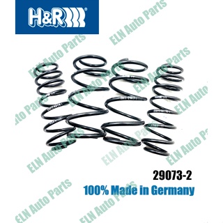 H&amp;R สปริงโหลด (lowering spring) สโกด้า SKODA Febia type 5J 1,598 cc. 16v ปี 2007 เตี้ยลง 40 มิล