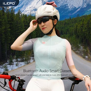 แว่นกันแดดอัจฉริยะบลูทูธ Bluetooth glasses Sports mens and womens anti ultraviolet sunglasses, กีฬา กอล์ฟ music, hands-free headset waterproof, smart glasses