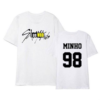 ราคาถูกStraykids-Camiseta De Manga Corta Con Cuello Redondo 2022แบรนด์ที่มีคุณภาพสูงเสื้อยืดลำลองแขนสั้น O-คอแฟชั่นพิมพ์