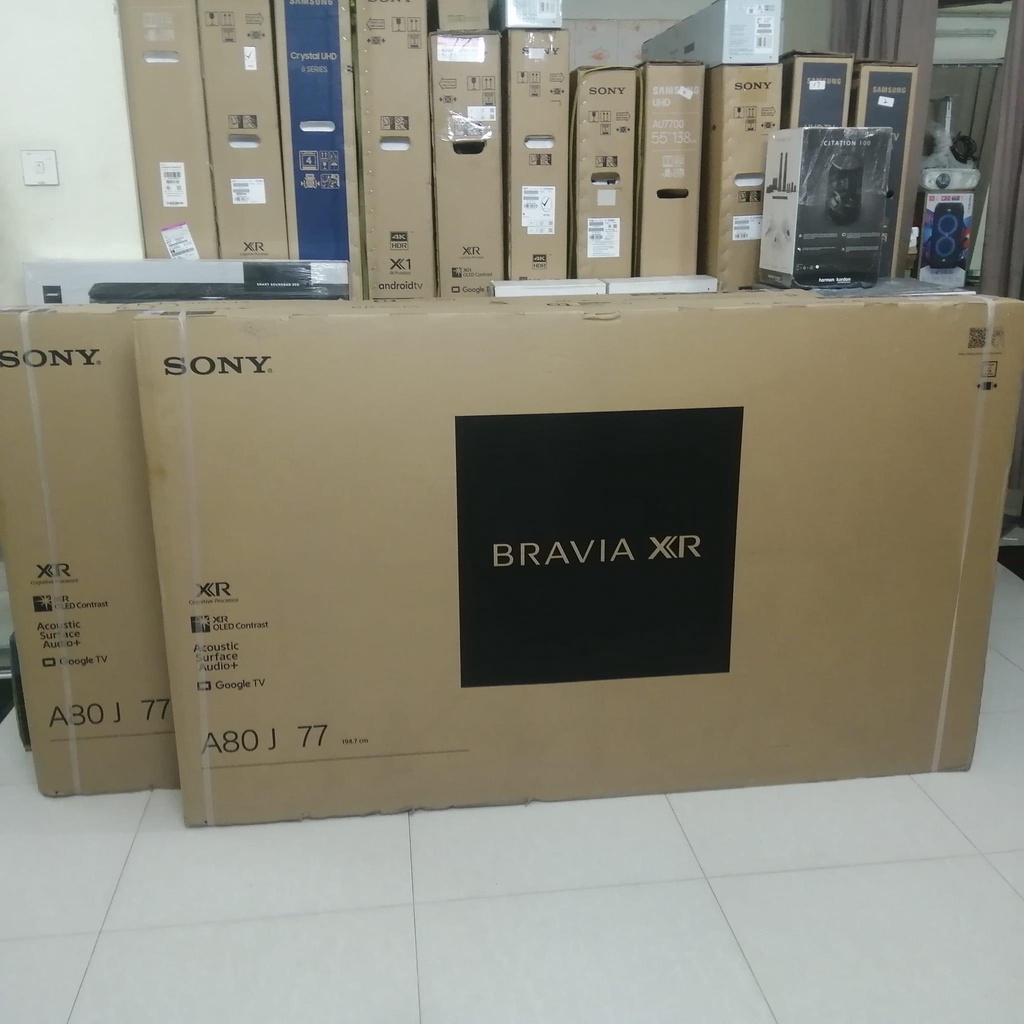Sony A80J 77 Inch TV: BRAVIA XR OLED 4K Ultra