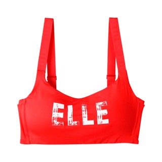 ELLE Lingerie | MouldedBra บราฟองน้ำ ดีไซน์ด้วยลูกไม้ในสไตล์ฝรั่งเศส กับผ้าตาข่ายเนื้อนุ่มที่ด้านหลัง | LB8761