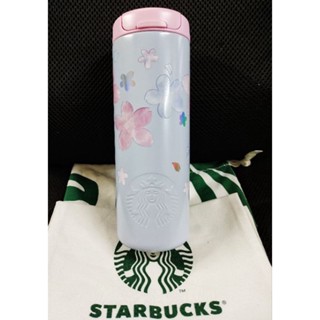 Starbucks Stainless Blue Sakura 12 Oz. แท้