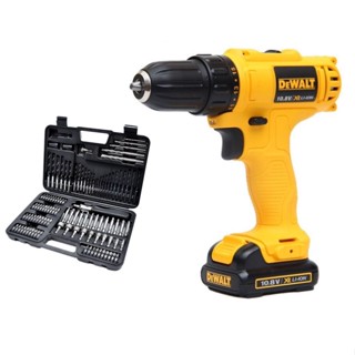 DEWALT สว่านไร้สาย 10.8 V.แบต 2 ก้อน ฟรี ชุดดอกพร้อมไช้งาน รุ่น DCD700C2A-B1 ของแท้โดยตัวแทนจำหน่าย