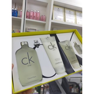 💛 ส่ง set ละ 2999.- ราคาข้าง 4890 บาท Calvin Klein CK one Eau De Toilette Set 4 ชิ้น  💛  CK one Set ใหญ่ ของแท้ ฉลากไทย