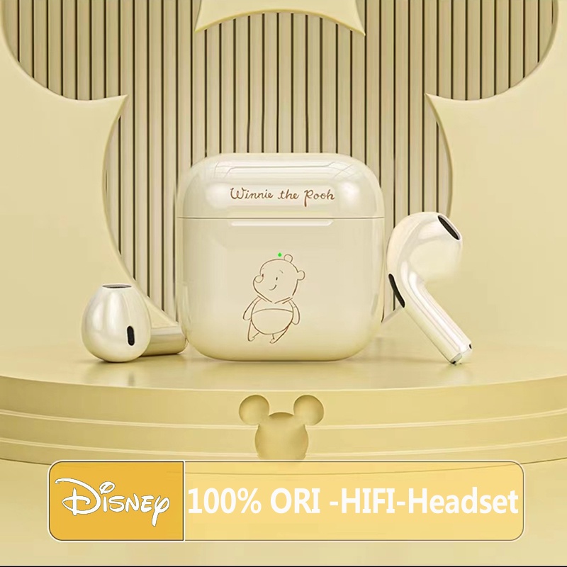 Disney แท้ TWS หูฟังบลูทูธ bluetooth 5.3 หูฟังบลูทูธไร้สาย HiFi หูฟังไร้สาย