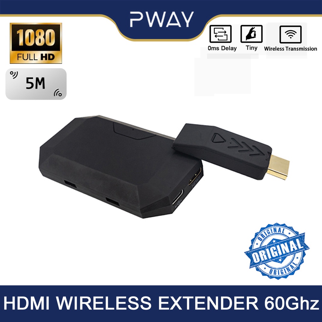 APWAY Millimeter Wave Wireless HDMI Extender No Delay 60Ghz 3.96Gbit/s