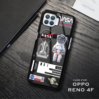 Rou เคส OPPO Reno 4F - [Case Nasa] - Case 2D - Premium Glossy - Hardcase Premium Glossy