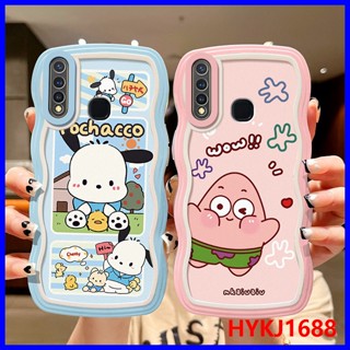 เคส Vivo Y19 เคสโทรศัพท์ Vivo Y19 เคสโทรศัพท์มือถือ tpu แบบนิ่ม ลายคลื่น สําหรับ