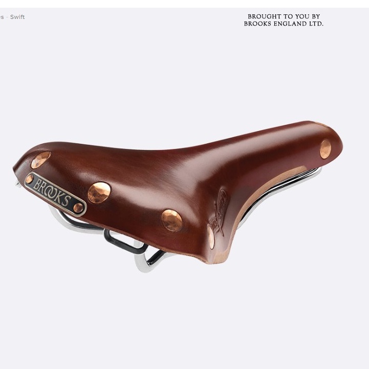 เบาะ จักรยาน BROOKS SWIFT  / Made in England - รูปที่ 2