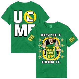 เสื้อยืด พิมพ์ลาย Kelly Green John Cena Wins The Day สําหรับผู้ชาย