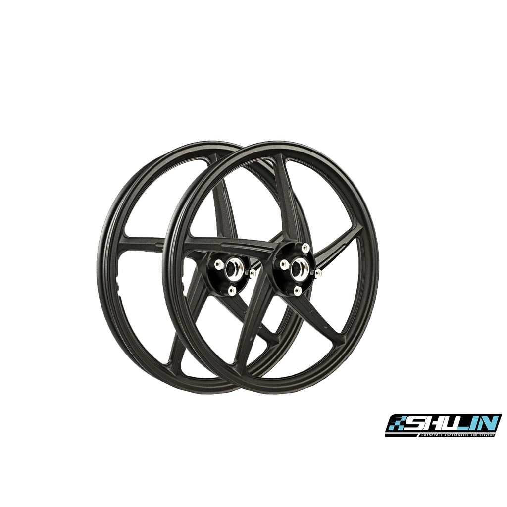 ล้อแมกซ์ MAX 99 (RACING HL) รุ่น WAVE 110i ขนาด 17 นิ้ว - BLACK  (045662)