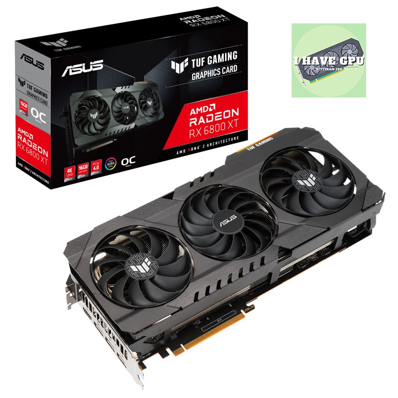 ASUS TUF RX6800XT O16G GAMING - 16GB GDDR6
