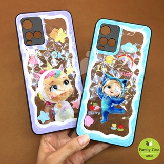 Samaung A31/A50/A52/A71/A71 5g เคสมือถือใสพิมพ์ลายการ์ตูน ผิว3D กันเลนส์กล้อง