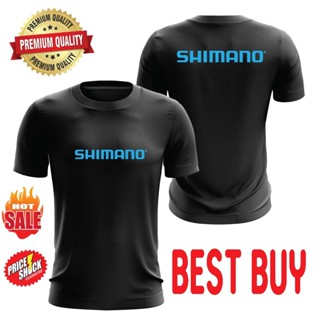 เสื้อยืดผ้าฝ้าย เสื้อยืดพิมพ์ลายพรีเมี่ยม เสื้อยืด ผ้าฝ้าย 100% พิมพ์ลาย Shimano สําหรับผู้ชาย และผู้หญิง ไซซ์ XS - 3XL