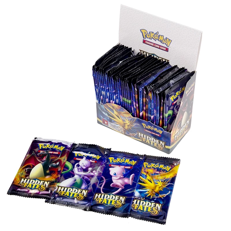 การ์ดโปเกมอนทอง 54 ชิ้น แพ็คเกมต่อสู้การ์ดภาษาอังกฤษ GX ของเล่นสะสมสำหรับเด็ก thumbnail 3