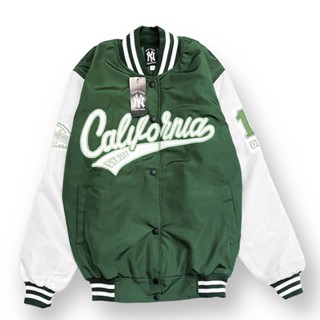 เสื้อแจ็กเก็ต NY CALIFORNIA สีเขียว