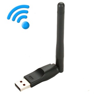 อุปกรณ์เชื่อมต่อสัญญาณ Wireless WiFi Adapter 300Mbps 2dbi แบบ USB Wireless 2.4G WiFi สำหรับโน็ตบุ๊คและ PC