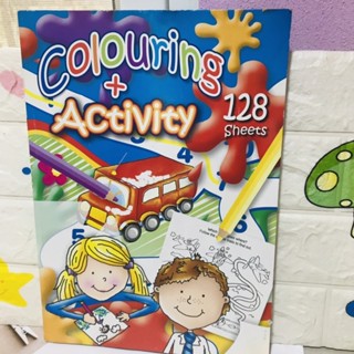 COLOURING +ACTIVITY ปกอ่อนเล่มใหญ่