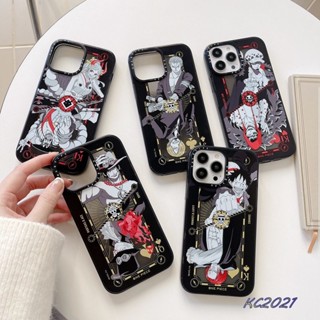 พร้อมส่ง CASETiFY【ก้านวันพีช และ Ace RED】เคสโทรศัพท์มือถือ ซิลิโคนนิ่ม TPU ใส กันกระแทก แฟชั่น สําหรับ iPhone 14 Plus 14 13 12 11 Pro Max 7 8 Plus X XR XS Max