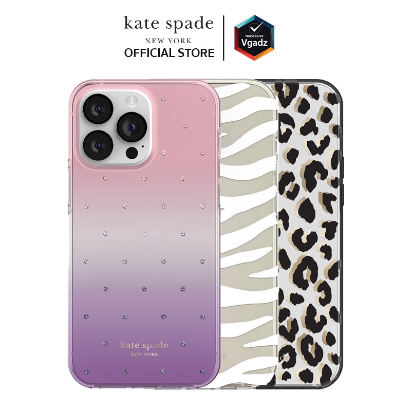 Kate Spade New York เคสสำหรับ iPhone 14 / 14 Plus / 14 Pro / 14 Pro Max รุ่น Protective Hardshell Case