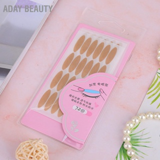 [คลังสินค้าใส]Aday Beauty 72 Pairs Invisible Double Eyelid Tape Adhesive Sticker Makeup Tool (Half Round Shape)