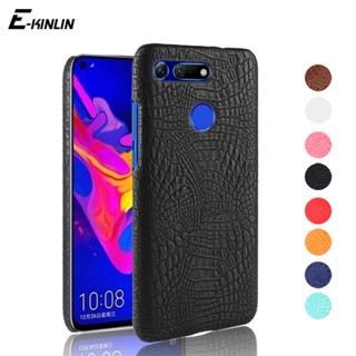 เคสโทรศัพท์มือถือพลาสติกแข็ง ลายหนังจระเข้ แฟชั่น สําหรับ Huawei Honor View 30 20 Pro Plus 10i 20i 20E 20S 30S X10