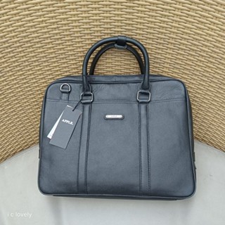 Apple หนังวัวแท้ กระเป๋าเอกสาร Notebook Tablet Business bag กระเป๋าสะพาย