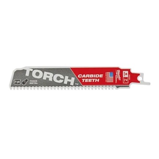 MILWAUKEE NO.48-00-5201 SAWZALL® TORCH™ 7 TPI 6" Carbide Blades - 1PK Factory Gear By Gear Garage