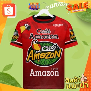 ❌เสื้อ-แดง Amazon + อเมซอล+ผ้าไมโครสีสันสดใส รอบอก 42 ฟรีไซส์