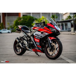 สติ๊กเกอร์แต่งลายรถ Yamaha Yzf R3 V.1 ลาย Racing Sport V.1