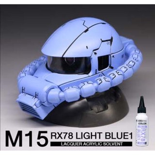 (เหลือ1ชิ้น) raditz M15 RX78 LIGHT BLUE1 (gloss) 60ml.