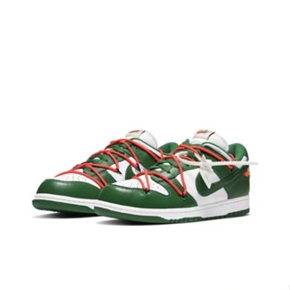 Off-White X Nike Dunk Low LTHR OW ของแท้ 100%