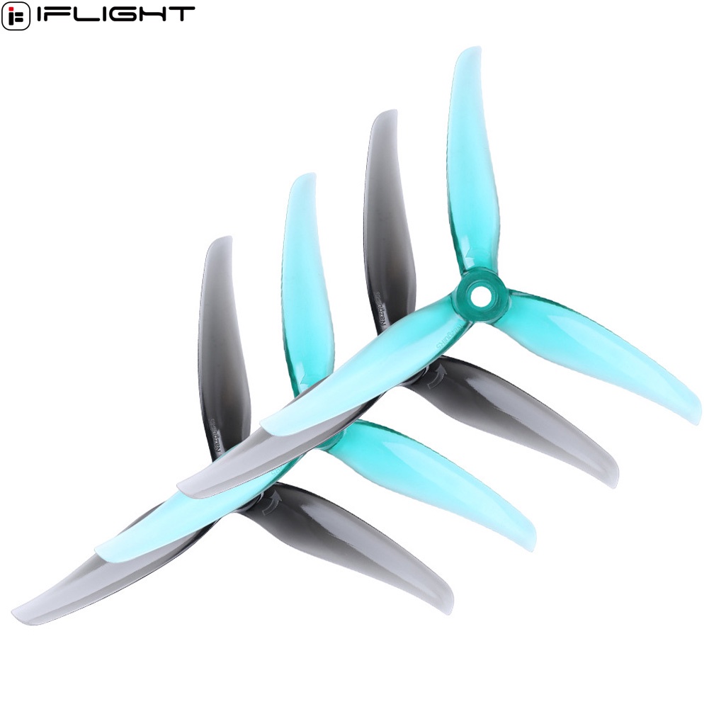 Iflight Nazgul R5 ใบพัดสามใบพัด 3 ใบพัด 5 นิ้ว CW CCW พร้อมรูเมาท์ 5 มม. สําหรับโดรนแข่งขัน FPV