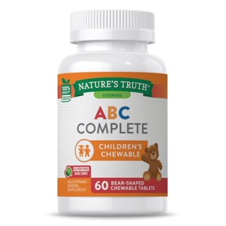 Natures Truth ABC Complete Children’s Chewable Multivitamin, 60 Each