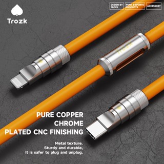 สายชาร์จเร็ว PD27W、65W สายชาร์จ ยาว 1  เมตร สำหรับ  Type-c / ios Superconducting oxygen-free copper core