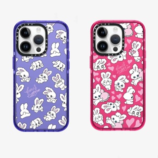 ของแท้ CASETiFY เคสโทรศัพท์มือถือ PC อะคริลิคแข็ง ลายหัวใจ ผสมกลิตเตอร์ สําหรับ iPhone 14 14Pro 11 12 13 Pro Max